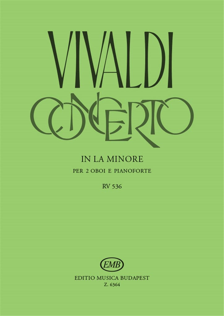 Concerto in la minore per 2 oboi e pianoforte